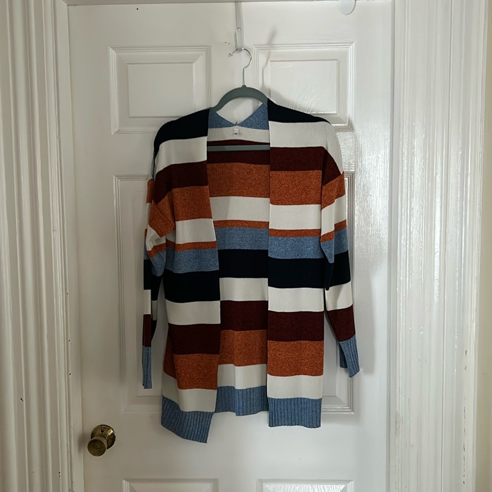 Multi colored cardigan